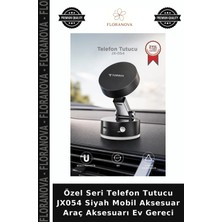 Floranova Özel Seri Telefon Tutucu JX054 Siyah Mobil Aksesuar Araç Aksesuarı Ev Gereci