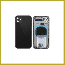 Bezos Iphone 11 Uyumlu Boş Kasa + Kapak Siyah Bcks
