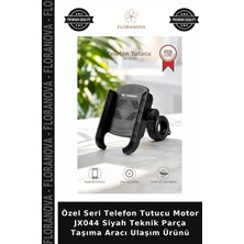 Floranova Özel Seri Telefon Tutucu Motor JX044 Siyah Teknik Parça Taşıma Aracı Ulaşım Ürünü