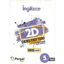TeknoKapsül 5. Sınıf Ingilizce 2d Ders Defteri Ev Çalışmaları