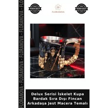 Floranova Delux Serisi Iskelet Kupa Bardak Sıra Dışı Fincan Arkadaşa Jest Macera Temalı