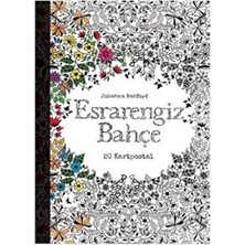 TeknoKapsül Esrarengiz Bahçe Kartpostal Kitabı