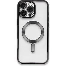 Urfakent Apple iPhone 16 Pro Uyumlu Kılıf Kross Magneticsafe Kapak - Siyah
