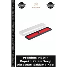 Floranova Premium Plastik Kapaklı Kalem Sergi Aksesuarı Saklama Kabı