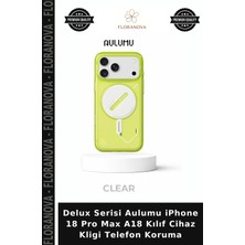 Floranova Delux Serisi Aulumu iPhone 18 Pro Max A18 Kılıf Cihaz Kligi Telefon Koruma