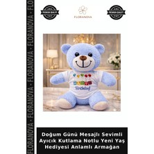 Floranova Doğum Günü Mesajlı Sevimli Ayıcık Kutlama Notlu Yeni Yaş Hediyesi Anlamlı Armağan