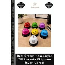 Floranova Özel Üretim Resepsiyon Zili Lokanta Ekipmanı Işyeri Gereci