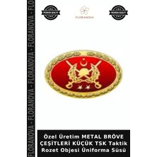 Floranova Özel Üretim Metal Bröve Çeşitleri Küçük Tsk Taktik Rozet Objesi Üniforma Süsü