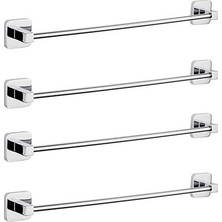 Banyo Kare Uzun Havluluk 40 Cm, 4'lü Set