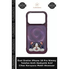 Floranova Özel Üretim iPhone 18 Pro Nimmy Telefon Kılıfı Hediyelik Kılıf Cihaz Koruyucu Mobil Aksesuar