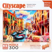 Romantik Venedik Temalı 300 Parça Yapboz Seti