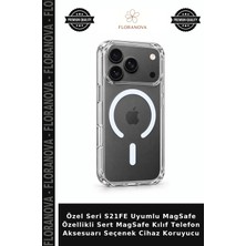 Floranova Özel Seri S21FE Uyumlu Magsafe Özellikli Sert Magsafe Kılıf Telefon Aksesuarı Seçenek Cihaz Koruyucu
