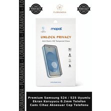 Floranova Premium Samsung S24 / S25 Uyumlu Ekran Koruyucu 0.2mm Telefon Camı Cihaz Aksesuar Cep Telefonu