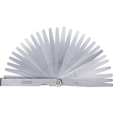 Insize 4602-32 Filler Çakısı, 32 Yaprak, 100MM Boy (0.03-1.00MM)