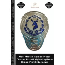 Floranova Özel Üretim Somali Metal Cüzdan Rozeti Kişiselleştirme Ürünü Pratik Kullanım