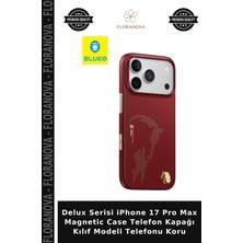 Floranova Delux Serisi iPhone 17 Pro Max Magnetic Case Telefon Kapağı Kılıf Modeli Telefonu Koru