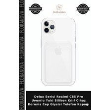 Floranova Delux Serisi Realmi C85 Pro Uyumlu Yuki Silikon Kılıf Cihaz Koruma Cep Giysisi Telefon Kapağı