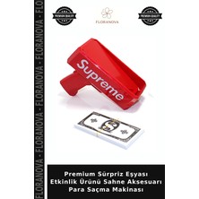 Floranova Premium Sürpriz Eşyası Etkinlik Ürünü Sahne Aksesuarı Para Saçma Makinası
