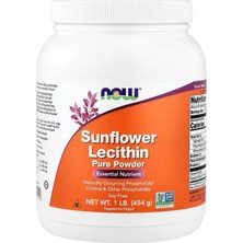 Now Foods Sunflower Lecithin Phospholipids Potassium & Phosphatidyl Choline Inositol 454 G