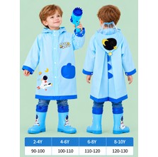 Casabony Space Mavi Erkek Çocuk Yağmurluk