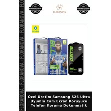 Floranova Özel Üretim Samsung S26 Ultra Uyumlu Cam Ekran Koruyucu Telefon Koruma Dokunmatik
