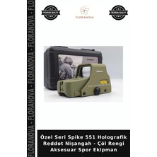 Floranova Özel Seri Spike 551 Holografik Reddot Nişangah - Çöl Rengi Aksesuar Spor Ekipman