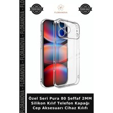 Floranova Özel Seri Pura 80 Şeffaf 2mm Silikon Kılıf Telefon Kapağı Cep Aksesuarı Cihaz Kılıfı