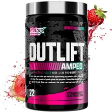Nutrex Outlıft Amped Hıgh Stım Preworkout Alpha Gpc Cognatiq Extreme Energy Massive Pumps Electrol 440 gr -Strawberry Watermelon