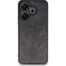 Urfakent Xiaomi Redmi 13 4g Uyumlu Kılıf Aras Deri Kapak - Siyah