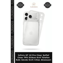 Floranova Infinix Gt 10 Pro Clear Şeffaf Clear Tpu Silikon Kılıf Telefon Kabı Gövde Kılıfı Cihaz Aksesuarı