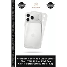 Floranova Premium Honor X9B Clear Şeffaf Clear Tpu Silikon Kılıf Cep Kılıfı Telefon Örtüsü Mobil Kap