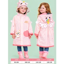 Casabony Pembe Unicorn Prenses Yağmurluk