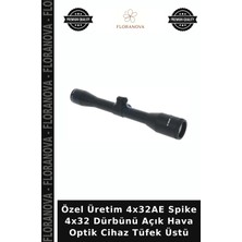 Floranova Özel Üretim 4X32AE Spike 4X32 Dürbünü Açık Hava Optik Cihaz Tüfek Üstü