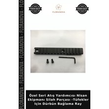 Floranova Özel Seri Atış Yardımcısı Nisan Ekipmanı Silah Parçası -Tüfekler Için Dürbün Bağlama Ray