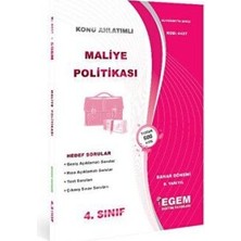 TeknoKapsül 4. Sınıf 8. Yarıyıl Maliye Politikası Konu Anlatımlı Soru Bankası - Kod 4457