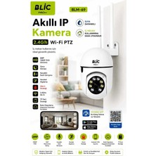 Blic Pro++ Blm-69 2mp 1080P Akıllı Ip Kamera Wifi Ptz 360° Dönebilen Gece Görüşlü Hareket Algılamalı