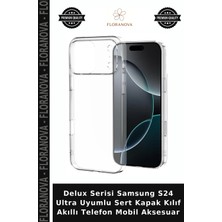 Floranova Delux Serisi Samsung S24 Ultra Uyumlu Sert Kapak Kılıf Akıllı Telefon Mobil Aksesuar