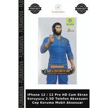 Floranova iPhone 12 / 12 Pro Hd Cam Ekran Koruyucu 2.5d Telefon Aksesuarı Cep Koruma Mobil Aksesuar