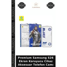 Floranova Premium Samsung S26 Ekran Koruyucu Cihaz Aksesuar Telefon Camı
