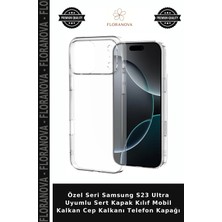 Floranova Özel Seri Samsung S23 Ultra Uyumlu Sert Kapak Kılıf Mobil Kalkan Cep Kalkanı Telefon Kapağı