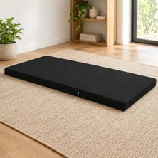 Patiyu Üç Parçalı Katlanır Minder · 60 × 180 × 7 cm · Siyah