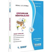 TeknoKapsül 1. Sınıf 2. Yarıyıl Konu Anlatımlı Çocukluk Sosyolojisi - Kod 1179
