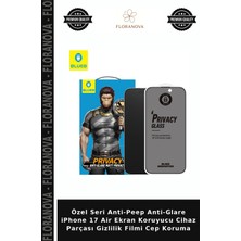 Floranova Özel Seri Anti-Peep Anti-Glare iPhone 17 Air Ekran Koruyucu Cihaz Parçası Gizlilik Filmi Cep Koruma