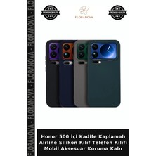 Floranova Honor 500 Içi Kadife Kaplamalı Airline Silikon Kılıf Telefon Kılıfı Mobil Aksesuar Koruma Kabı