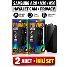 PRIVACY Samsung A20-A30-A50 Hayalet Cam 2 Adet