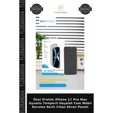 Floranova Özel Üretim iPhone 17 Pro Max Uyumlu Temperli Hayalet Cam Mobil Koruma Akıllı Cihaz Ekran Paneli