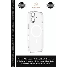 Floranova Mobil Aksesuar Cihaz Kılıfı Telefon Kılıfları iPhone 17 Uyumlu Magsafe Kamera Lens Korumalı Kılıf