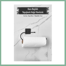 Bşk Virgo Yapışkanlı Kare Başlıklı Siyah Kağıt Havluluk BSK2026