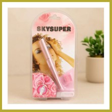 Bezos Pilli Yanak Kıl Alma Makinesi (Pembe) Bcks