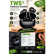 Elma Shop A1 Swear Osm-S8 Tws Bluetooth 5.4 Kablosuz Kulak Içi Kulaklık - Ekstra Bas - Uzun Pil Ömrü